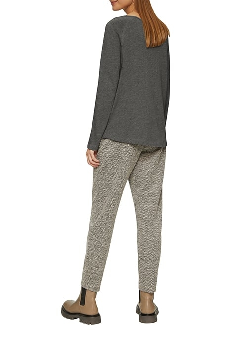 S.OLIVER T-SHIRTS GREY/BLACK 2