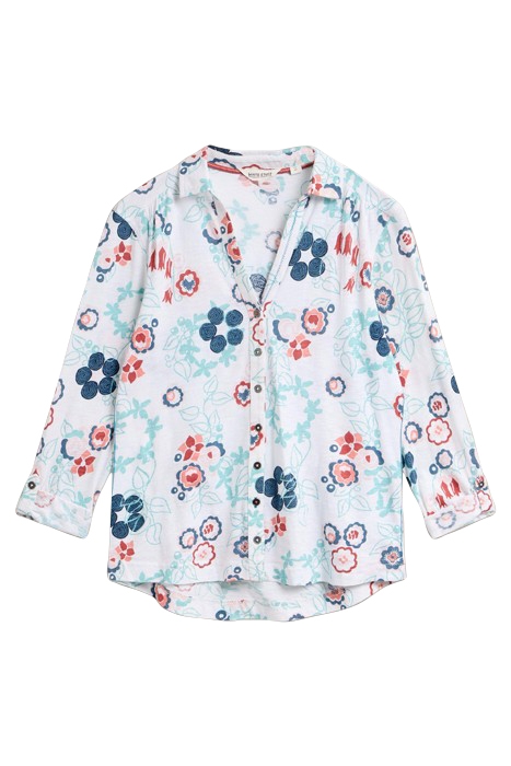 ANNIE JERSEY SHIRT WHITE PRINT 3