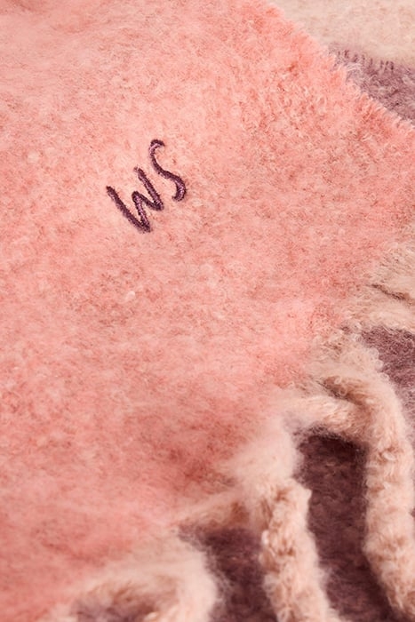 SHELLY SKINNY SCARF PINK MULTI 3