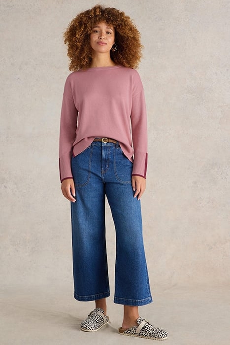 OLIVE JUMPER DUSTY PINK 1