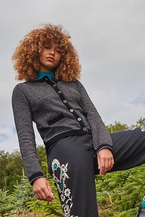 CHARLOTTE SPARKLE CARDI PURE BLACK 7