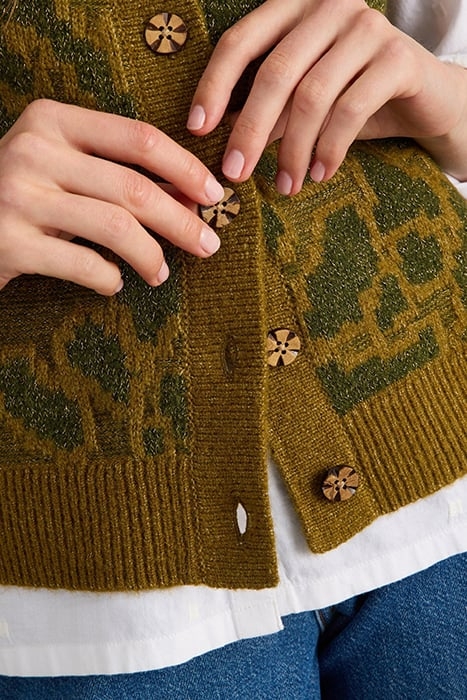 SIDNEY SPARKLE TANK GREEN MULTI 5