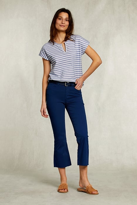 NAVY BLUE FLARE PANTS 3