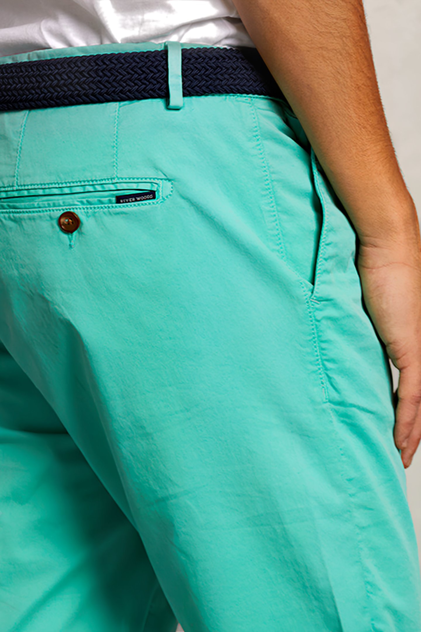 COTTON CHINO SHORT MINT GREEN 4