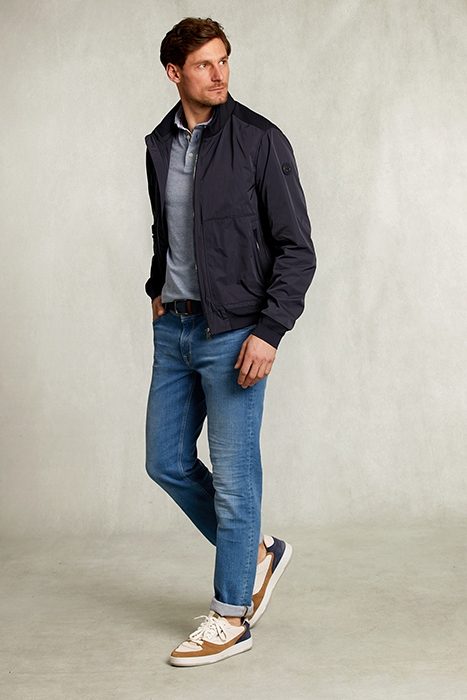 CUSTOM FIT COTTON POLO MOMBASA BLUE 3