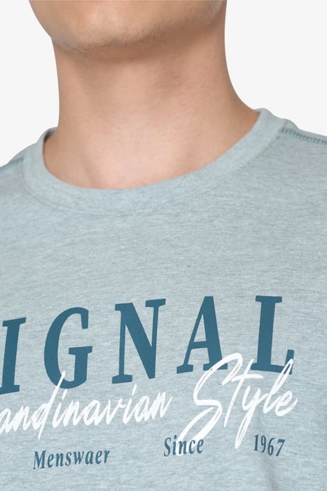 ERICSI GAVIN TEE + MISTY BLUE MELANGE 6