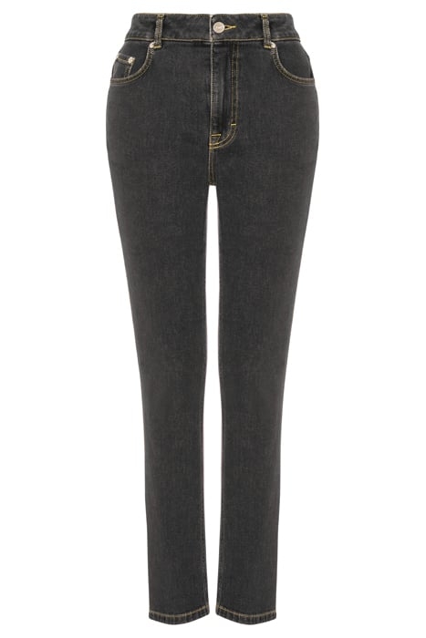 SLIM TROUSERS IN BLACK STRETCH DENIM BLACK 3