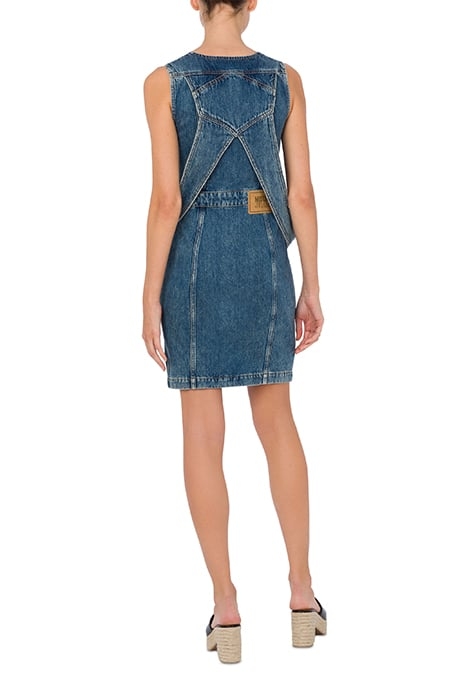 SUSPENDERS DENIM DRESS BLUE 2
