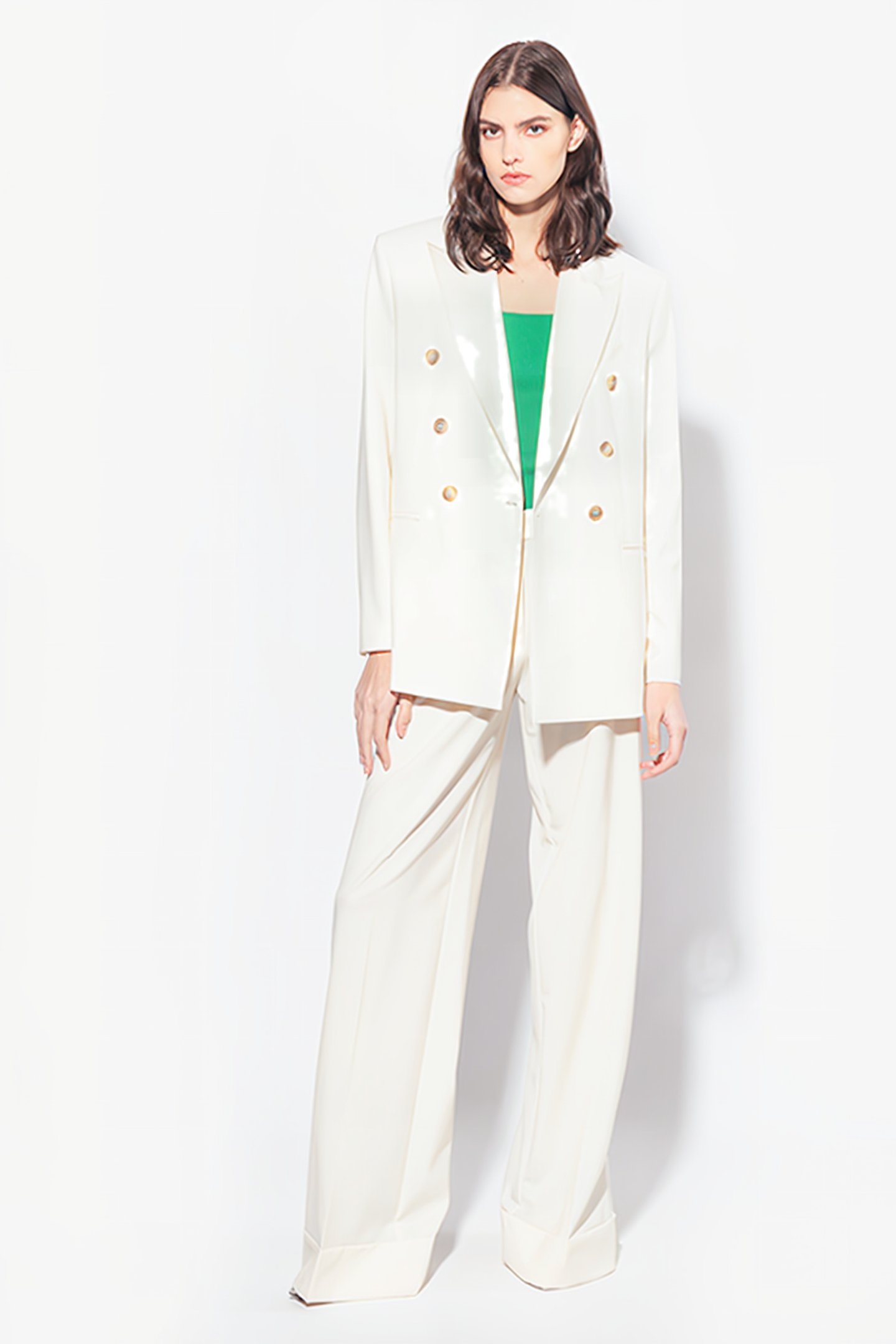 ELEGANTE JACKET VANILLA ICE-CREAM WHITE 1