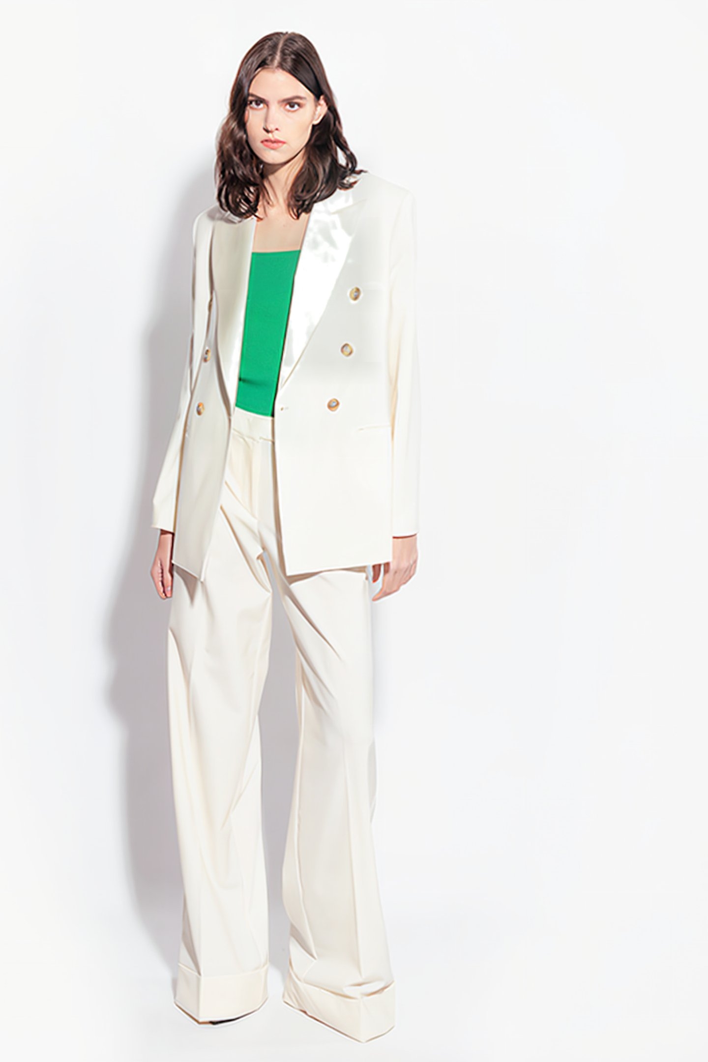 ELEGANTE JACKET VANILLA ICE-CREAM WHITE 7