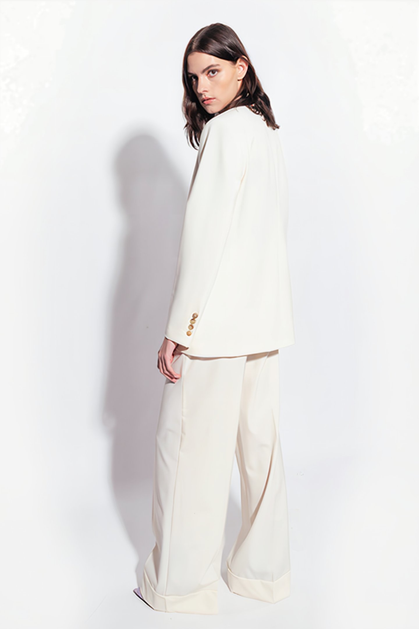 ELEGANTE JACKET VANILLA ICE-CREAM WHITE 6