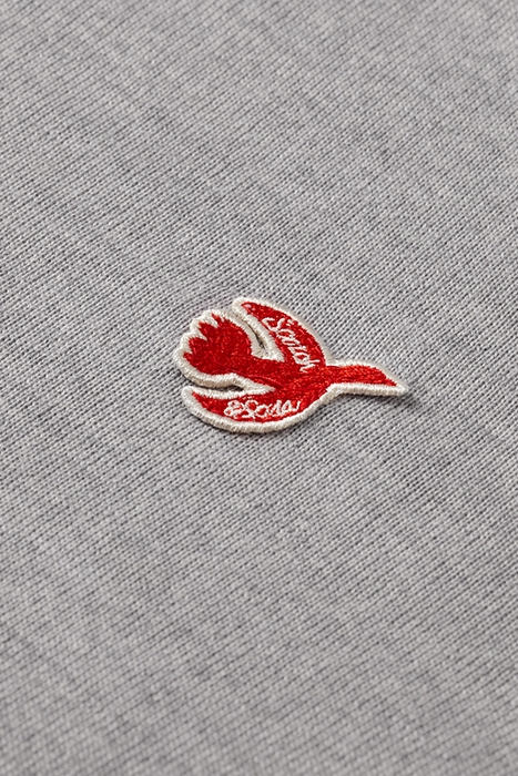 THE FREE SPIRIT PEACE BIRD MERINO WOOL CREWNECK PULLOVER GRE 6