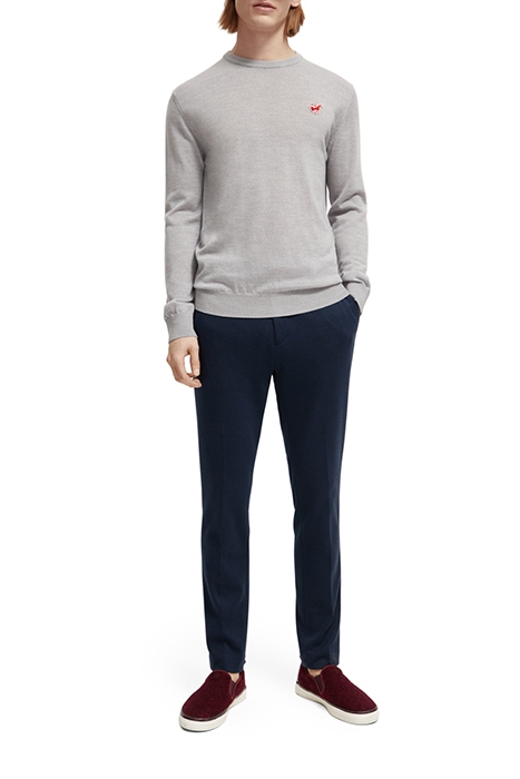 THE FREE SPIRIT PEACE BIRD MERINO WOOL CREWNECK PULLOVER GRE 3