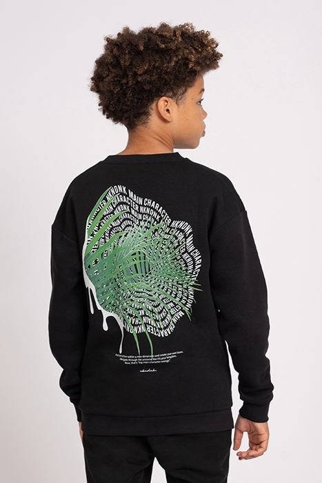 PALM SWEATSHIRT BLACK 2