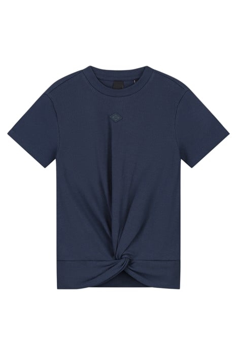 KNOT RIB T-SHIRT ROYAL BLUE 2