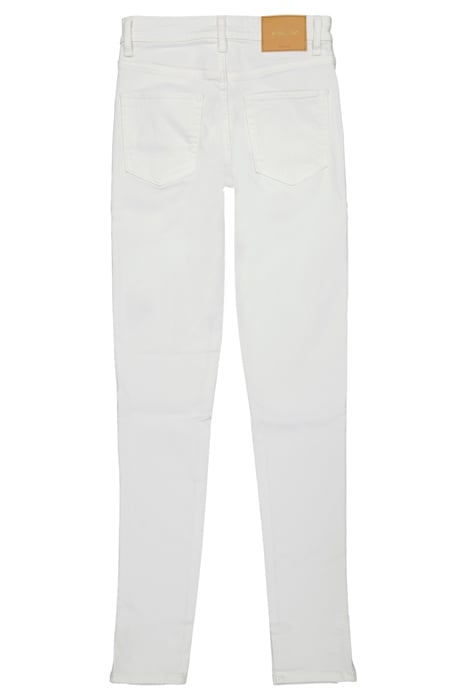 BLOSSOM SPLIT JEANS WHITE 4