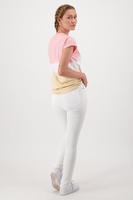 BLOSSOM SPLIT JEANS WHITE 2