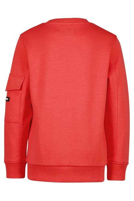 BOYS MARSHALL SWEATER PEACH RED 2