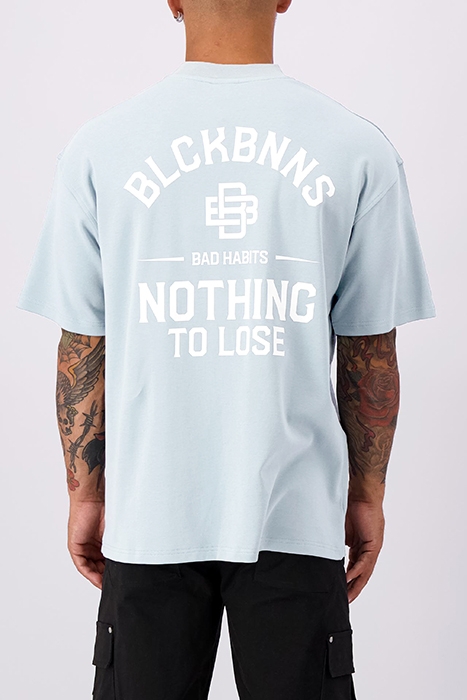BAD HABITS TEE BLUE 2