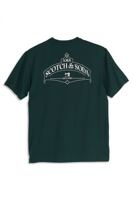 SS GRAPHIC TEE - 15 CYPRESS GREEN 2