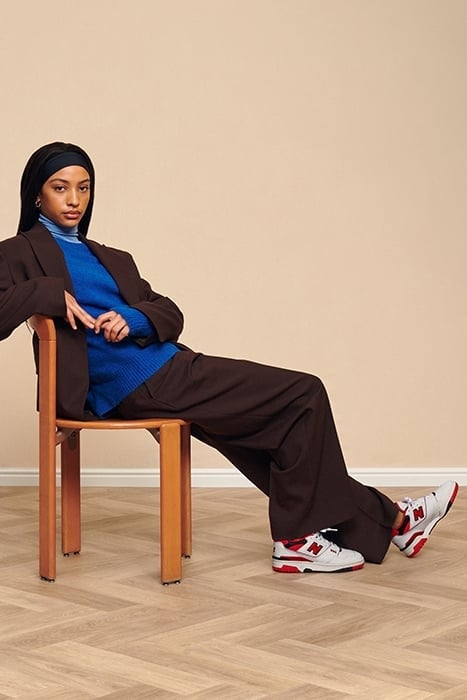 BB550SE1 SNEAKERS IN WHITE & RED 3