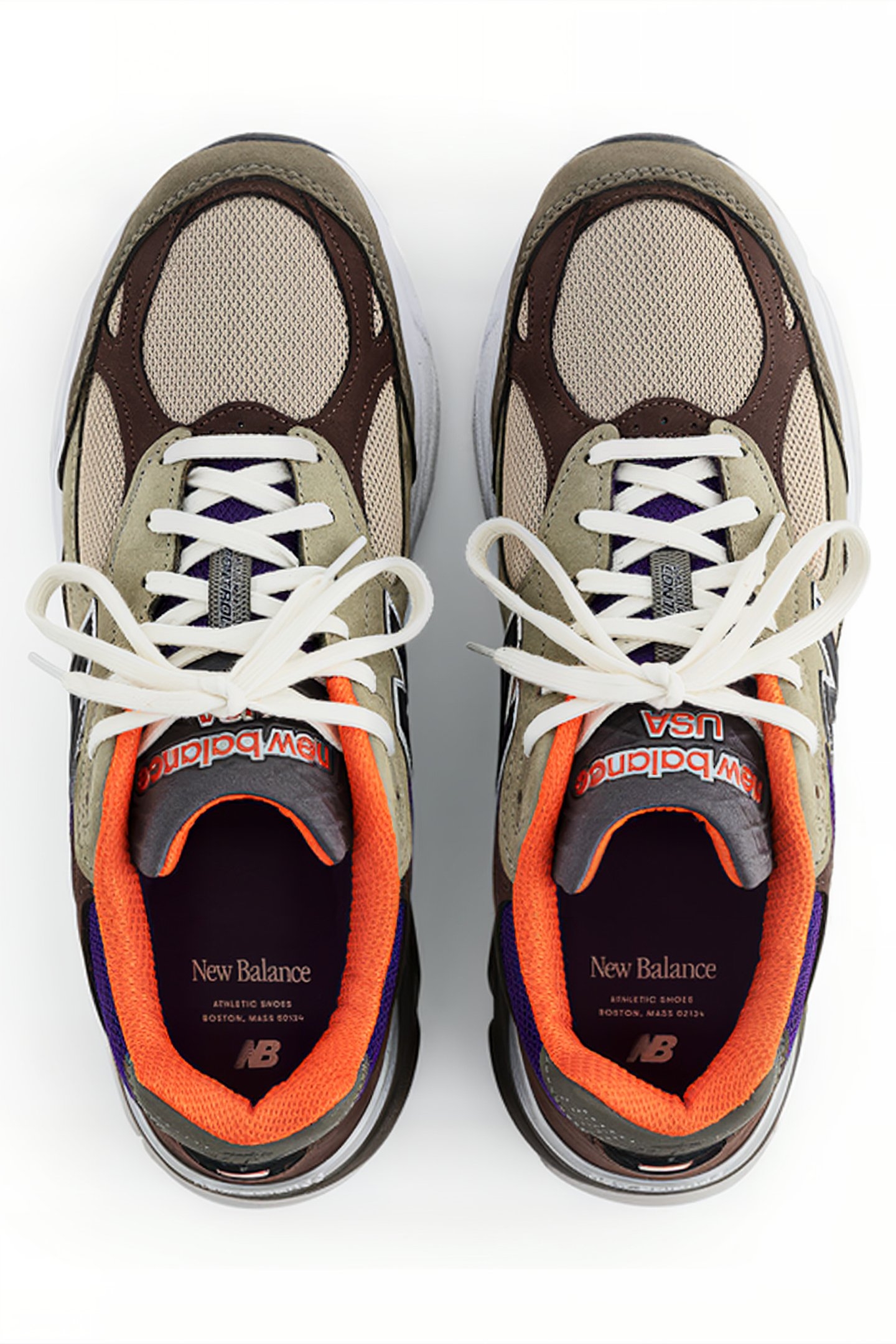 M990BT3 SNEAKERS IN BROWN / GREY 3