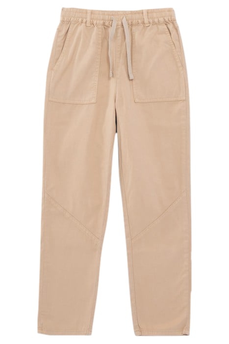 GIRLS’ BEIGE TROUSERS WITH ELASTICATED WAIST 1