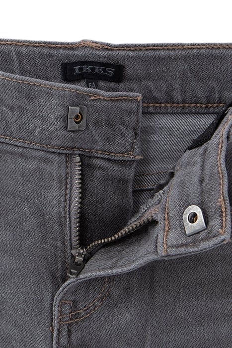 BOYS' GREY DENIM EMBOSSED BACK WATERLESS BERMUDA SHORTS 4