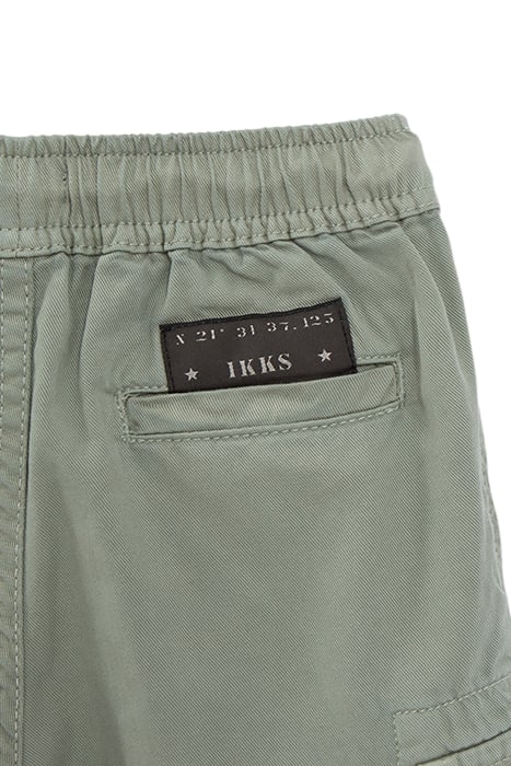 BOYS’ KHAKI CARGO BERMUDA SHORTS WITH ELASTICATED WAIST 4