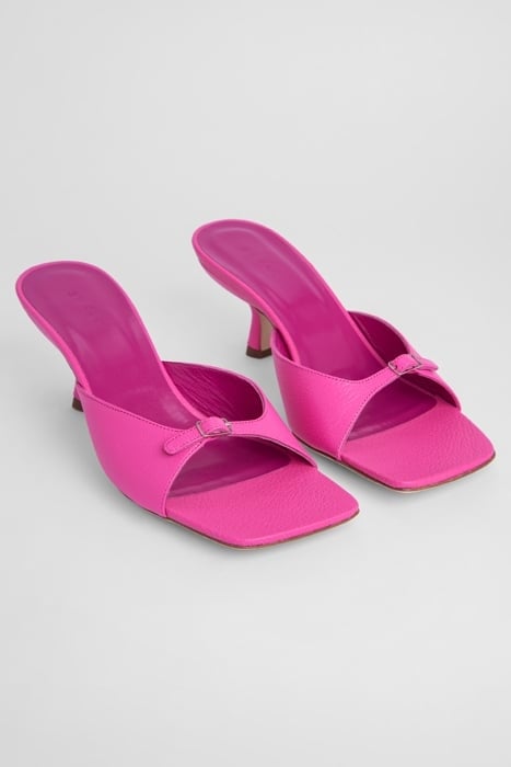 ERIN HOT PINK GRAINED LEATHER PINK 2