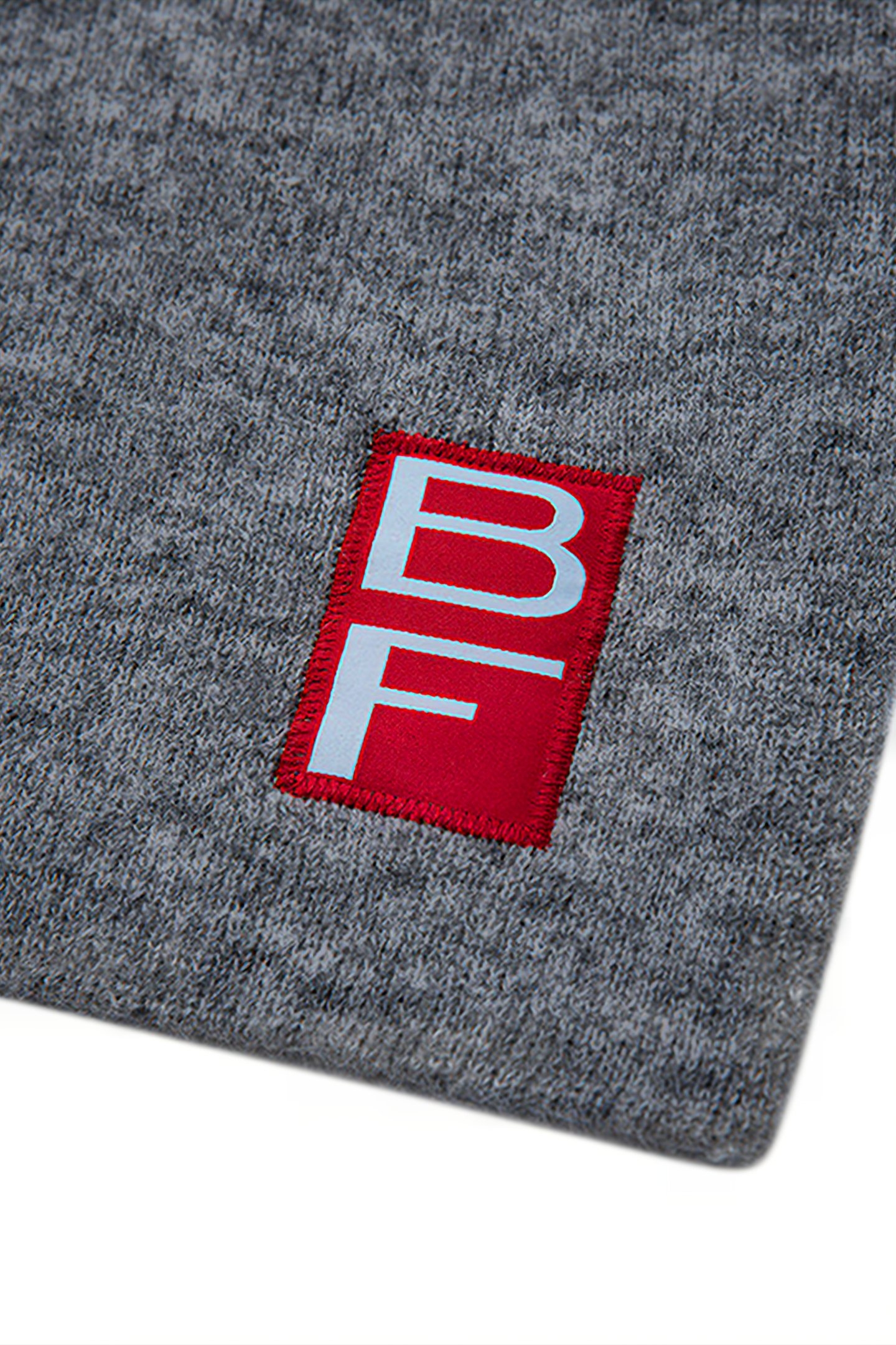 SOLID SCARF GREY ALPACA GREY 2