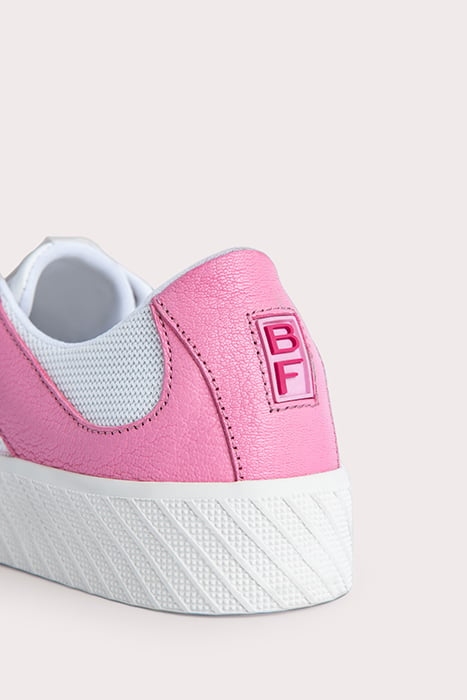 RODINA WHITE AND PASTEL PINK GRAINED LEATHER WHITE AND PASTE 4