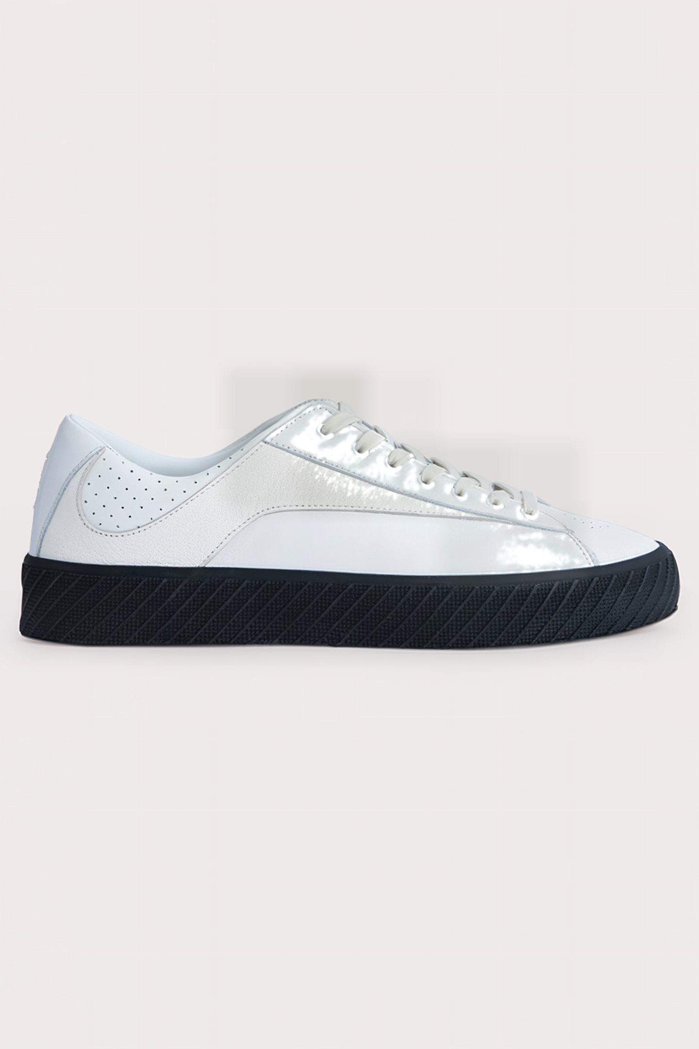 RODINA BLACK ON WHITE LEATHER BLACK ON WHITE 1