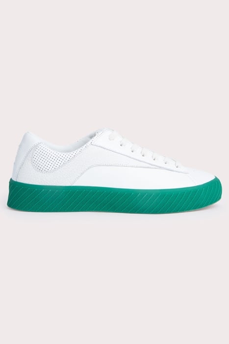 RODINA GREEN ON WHITE LEATHER GREEN ON WHITE 1