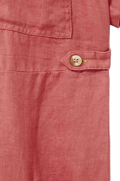 RENO LINEN SHIRT DRESS MID PLUM 4