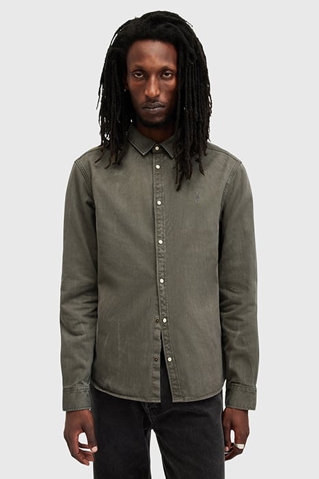 STAVELEY SHIRT THYME GREEN 1