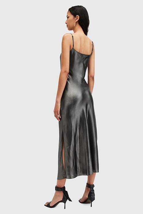 HADLEY DRESS METALLIC GREY 2