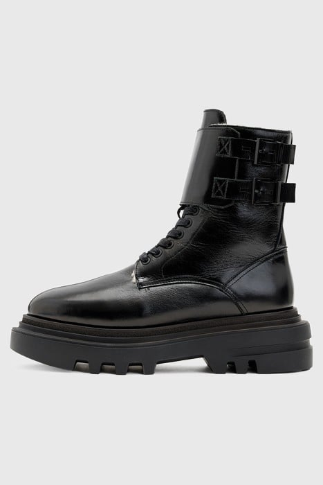 ZOE SHEARLING BOOT BLACK SHINE 1