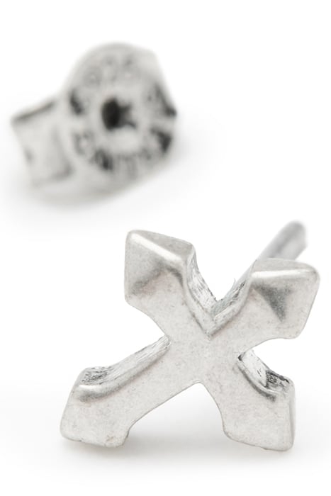 LENNOX CROSS STUD WARM SILVER 3