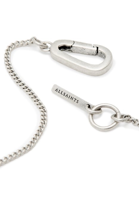 JUDE CROSS NECKLACE WARM SILVER 4