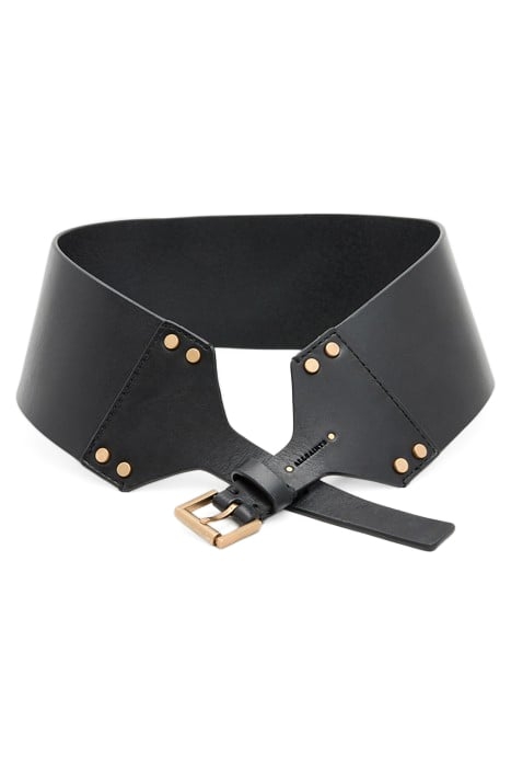 EDEN WAIST BELT PATENT BLACK/BRASS 4