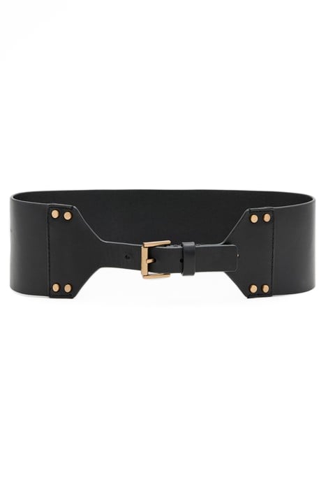 EDEN WAIST BELT PATENT BLACK/BRASS 3