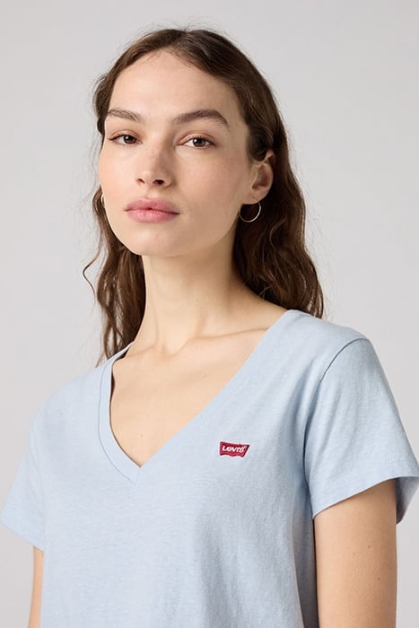 PERFECT SLUB VNECK NIAGARA MIST SLUB 6