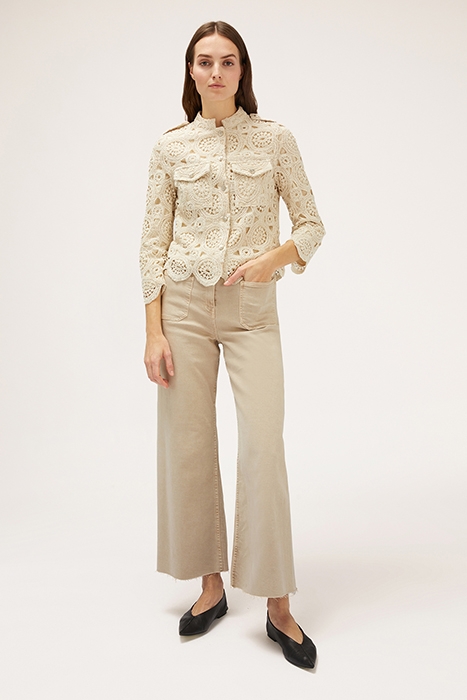 LIGHT CROCHET JACKET WHITE 3