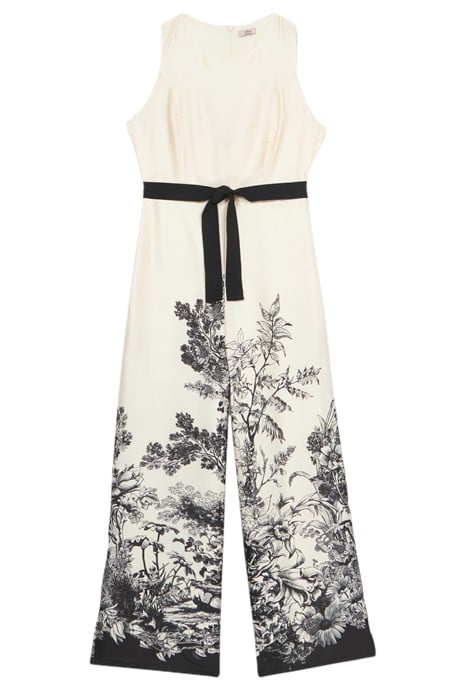 PATTERNED SATIN JUMPSUIT WHITE 3
