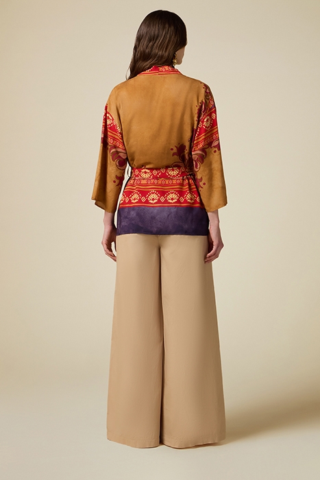 VISCOSE KIMONO JACKET YELLOW 2