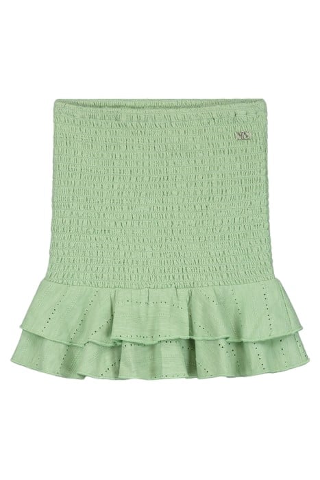 BRODERIE SKIRT MISTY GREEN 1