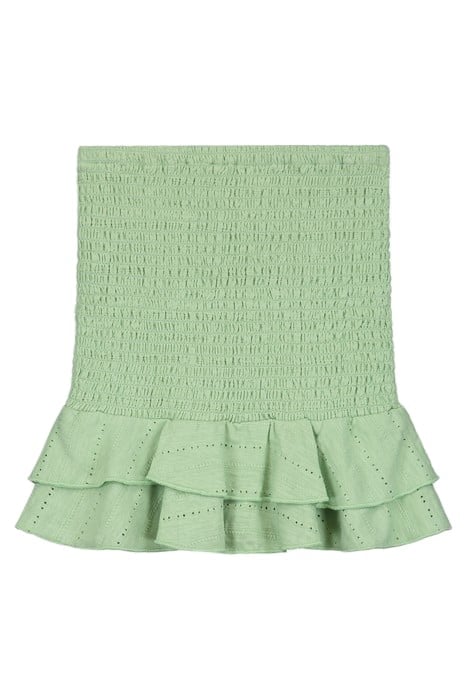 BRODERIE SKIRT MISTY GREEN 2