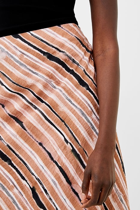 GAIA FLAVIA TEXTURED SKIRT MOCHA MOUSSE 3