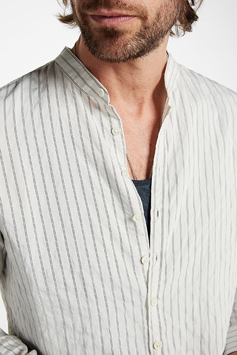 MULTI BUTTON SLIM FIT SHIRT WHITE 3